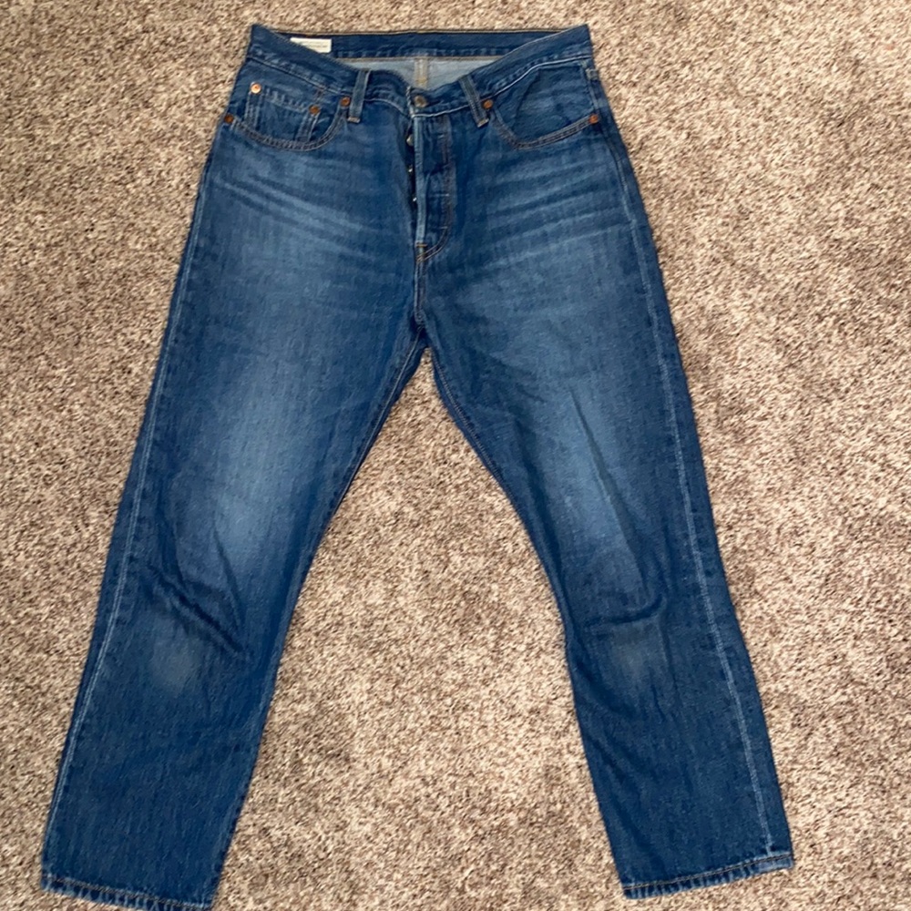 Levi’s 501 Button Fly Straight Jeans